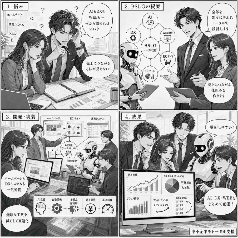 ＤＸシステムの株式会社ビジネス・ロジック・ジャパン