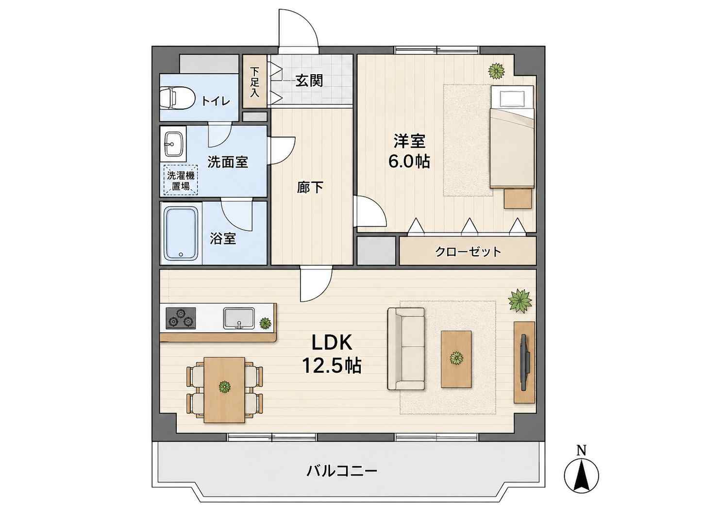 大阪府大阪市北区の賃貸マンション｜サンプル賃貸マンション-303