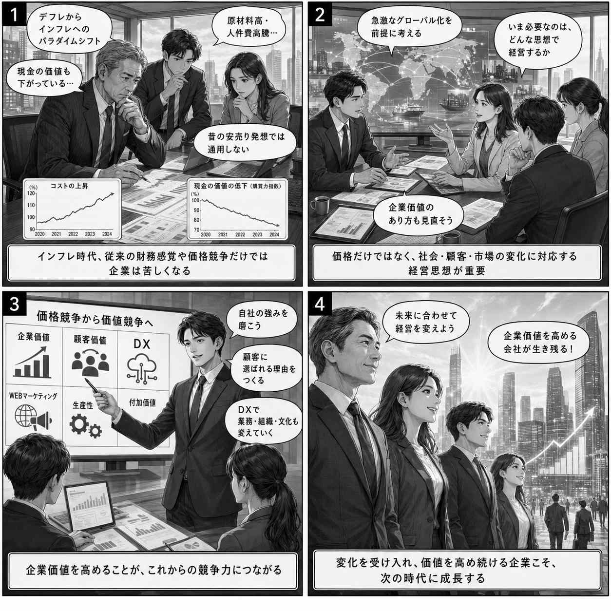 デフレからインフレへのパラダイムシフト