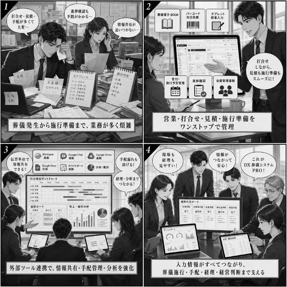 葬儀施行管理システム（営業システム）