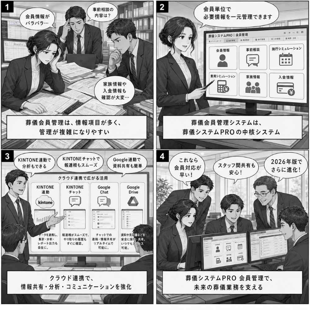 葬儀会員管理システムPRO